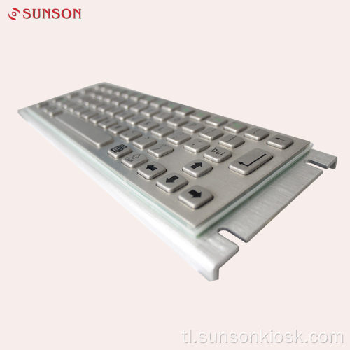 Metal Keyboard at Touch Pad